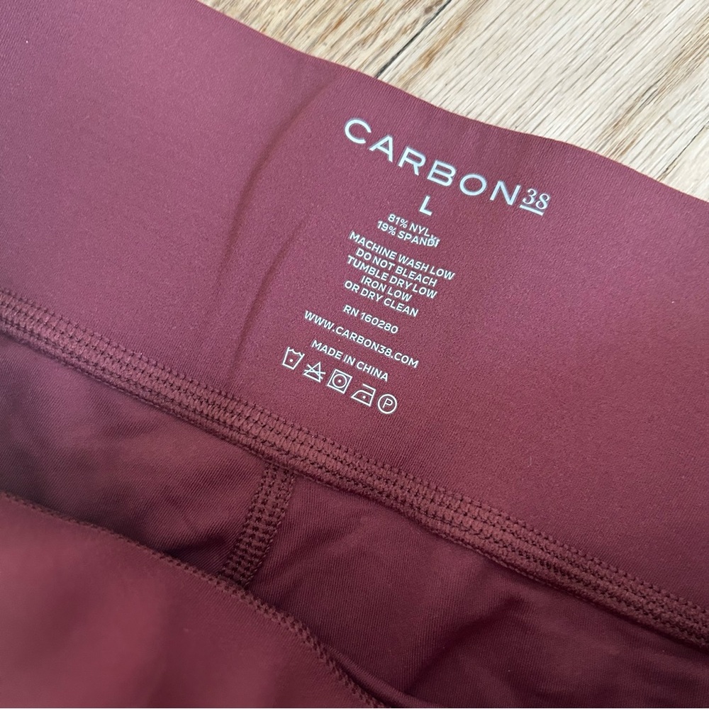 carbon38 tanjung sayang crochet legging mauve womens 7/8 - Picture 6 of 8